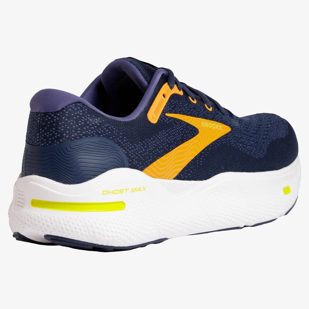 Brooks Ghost Max in Navy/Orange