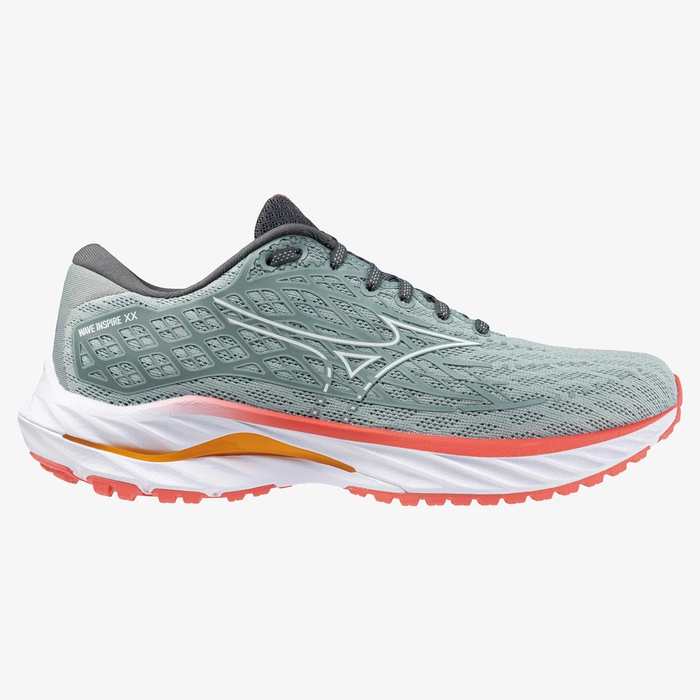 Mizuno Wave Inspire 20 in Grey/White