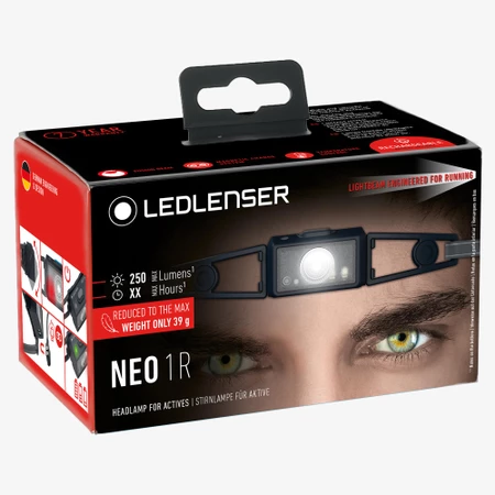 Ledlenser NEOR1 Headlamp in Grey/Black