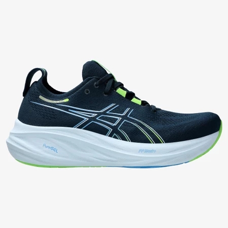 Asics Gel Nimbus 26 in French Blue/Lime