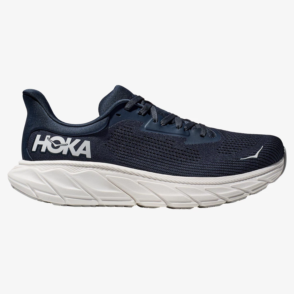 Hoka Arahi 7 Wide in Navy/White