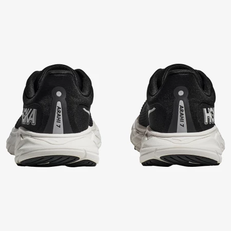 Hoka Arahi 7 Wide in Black/White