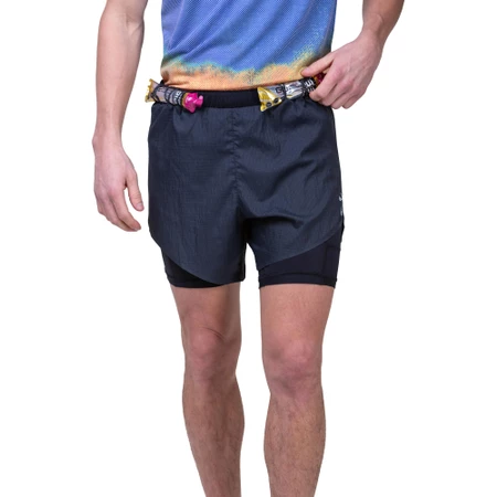 Ronhill Tech Race Twin Shorts in Black