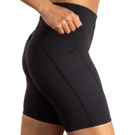 Brooks Spark Half Tights in Black