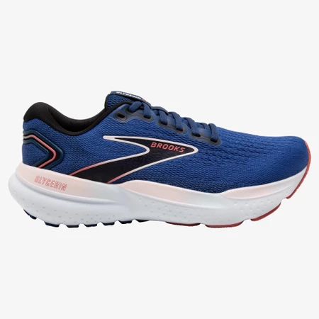 Brooks Glycerin 21 D Wide in Blue/Rose