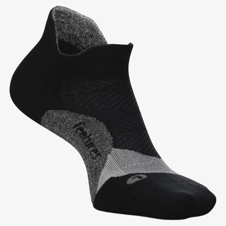 Feetures Elite Light Cushion No Show Socks in Black