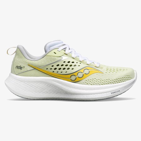 Saucony Ride 17 in Yellow/White