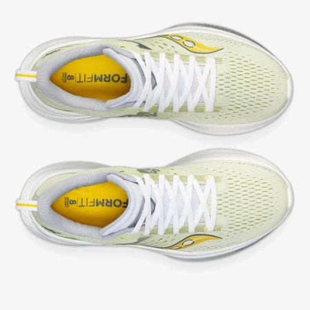 Saucony Ride 17 in Yellow/White