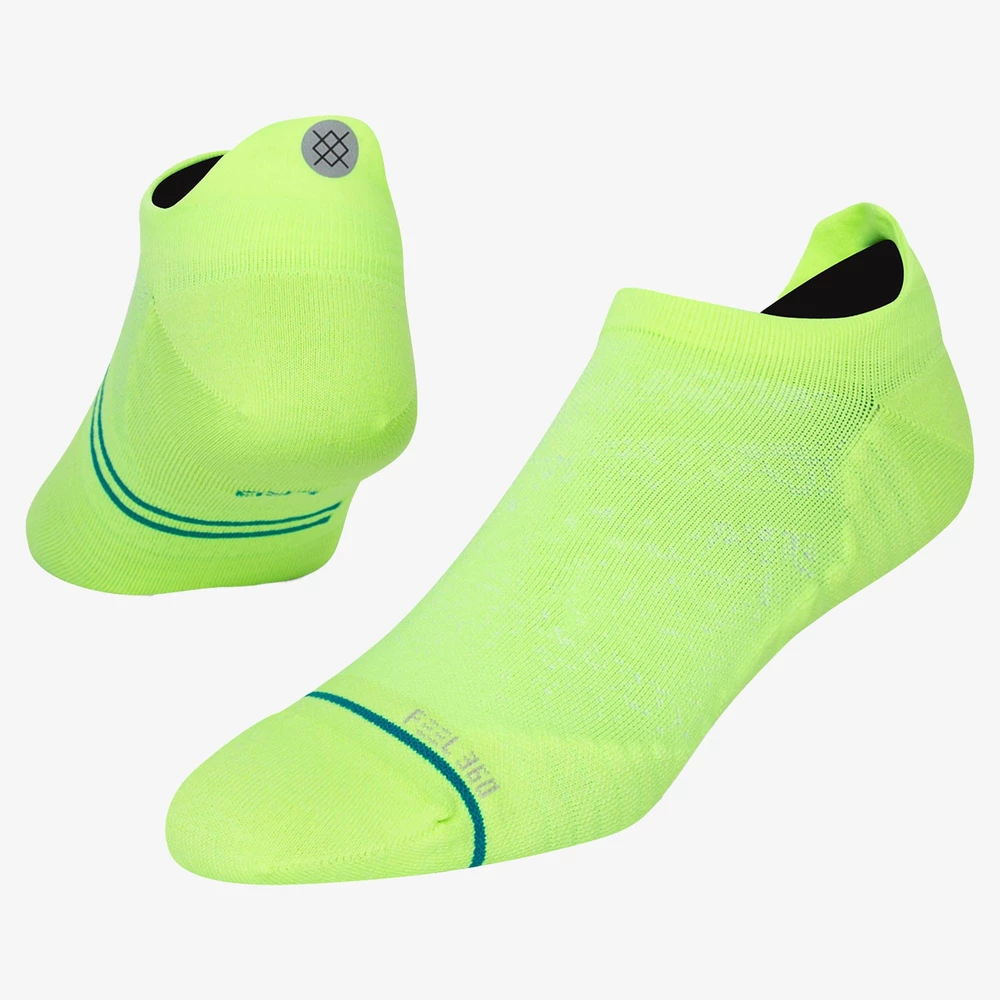 Stance Run Ultralight Tab Socks in Volt