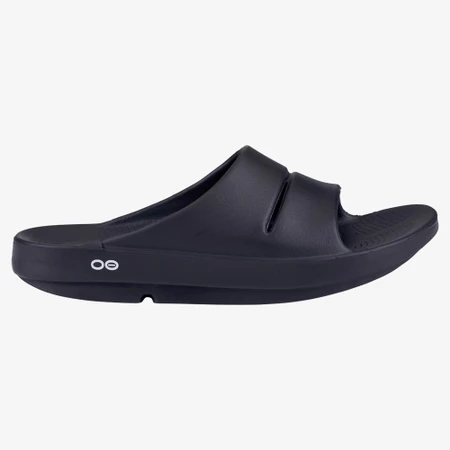 Oofos OOahh Slides in Black