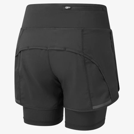 Ronhill Tech 4.5in Twin Shorts in Black