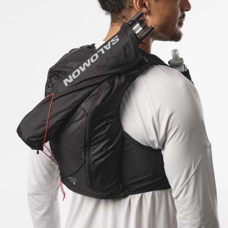 Salomon Active Skin 8 Set in Black/Grey