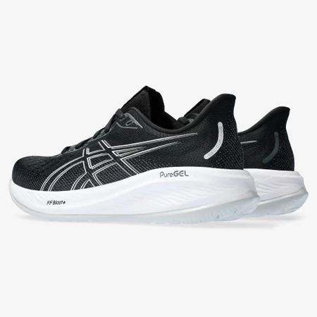 Asics Gel Cumulus 26 in Black/White