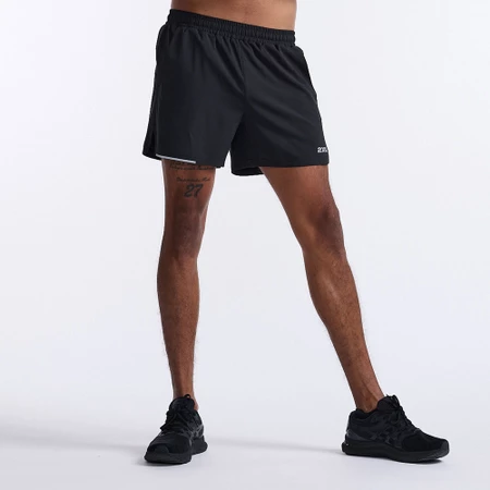 2XU Aero 5 Inch Shorts in Black
