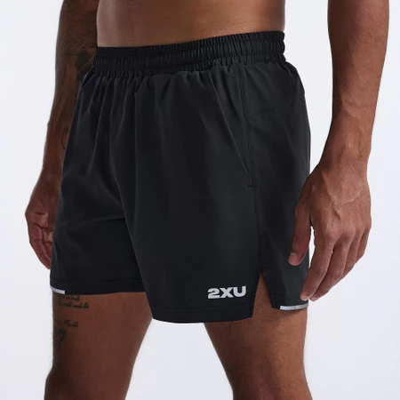 2XU Aero 5 Inch Shorts in Black