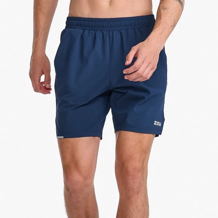 2XU Aero 7 Inch Shorts in Navy