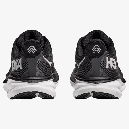 Hoka Clifton 9 in Black/White