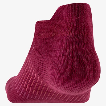 Injinji Run Lightweight No-Show Toe Socks in Beetroot