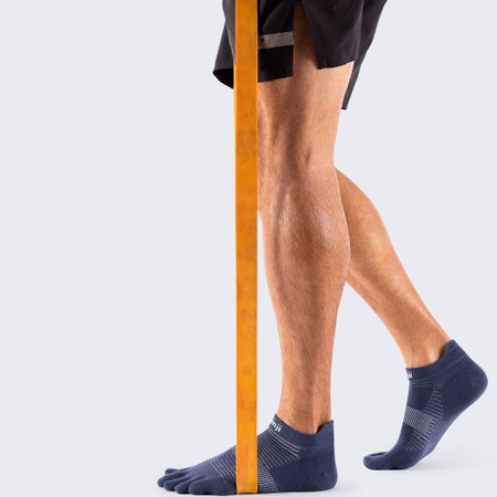 Injinji Run Lightweight No-Show Toe Socks in Navy