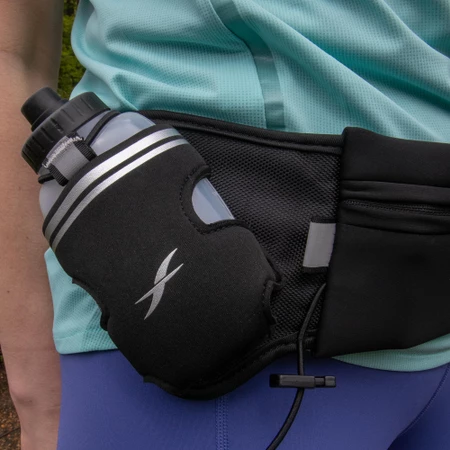 Fitletic Hydration Belt 16oz in Black