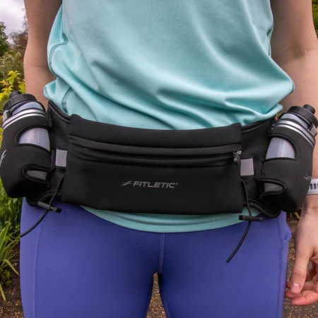 Fitletic Hydration Belt 16oz in Black