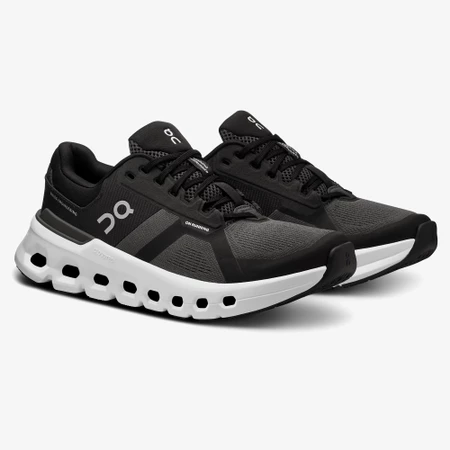On Cloudrunner 2 in Black/White