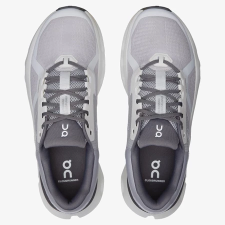 On Cloudrunner 2 in Frost/White
