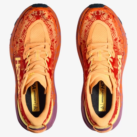 Hoka Speedgoat 6 in Sherbet/Beet 