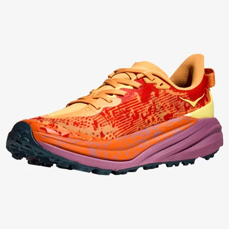 Hoka Speedgoat 6 in Sherbet/Beet 