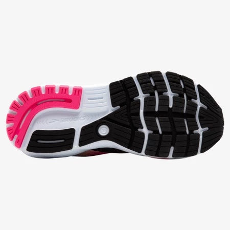 Brooks Ghost 16 D Wide in Black/Pink