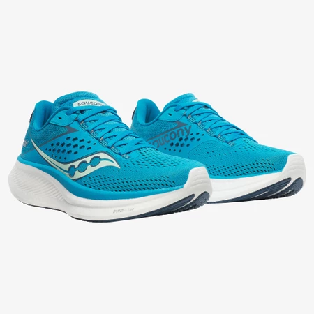 Saucony Ride 17 in Blue/White