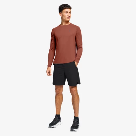 On Hybrid 7in Twin Shorts in Black