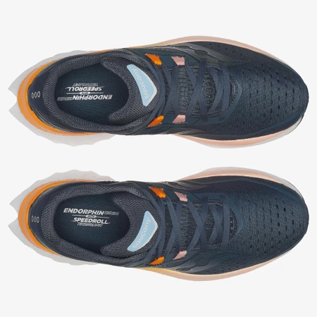Saucony Endorphin Speed 4 in Navy/Spice