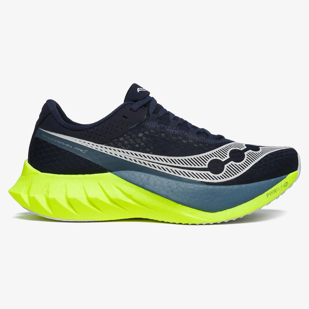 Saucony Endorphin PRO 4 in Navy/Citron