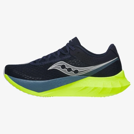 Saucony Endorphin PRO 4 in Navy/Citron
