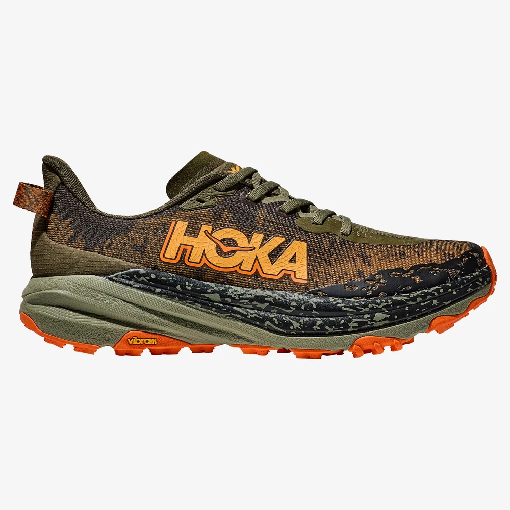 Hoka Speedgoat 6 in Olive/Squash