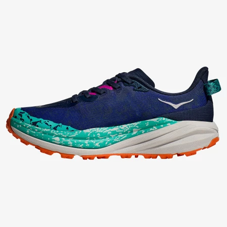 Hoka Speedgoat 6 Wide in Navy/Turquoise