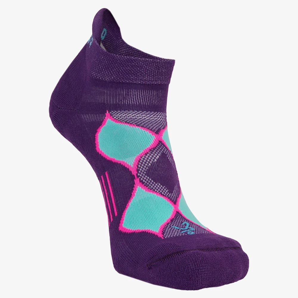 Balega Enduro No-Show Socks in Purple/Pink