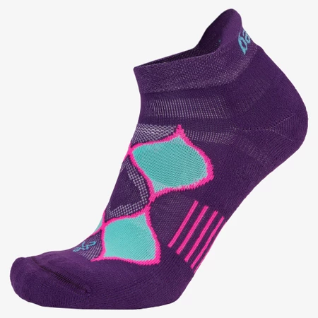 Balega Enduro No-Show Socks in Purple/Pink