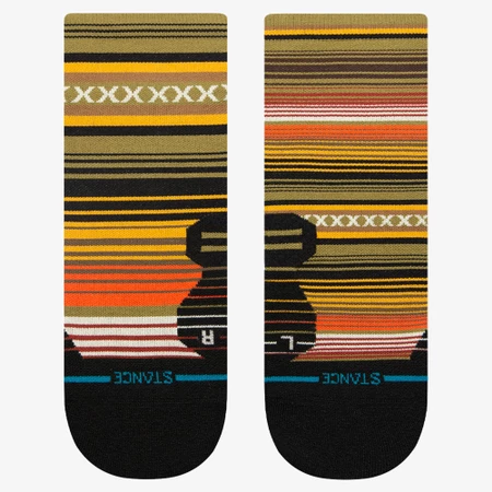Stance Run Light Quarter Socks in Multicoloured
