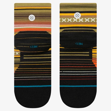 Stance Run Light Quarter Socks in Multicoloured