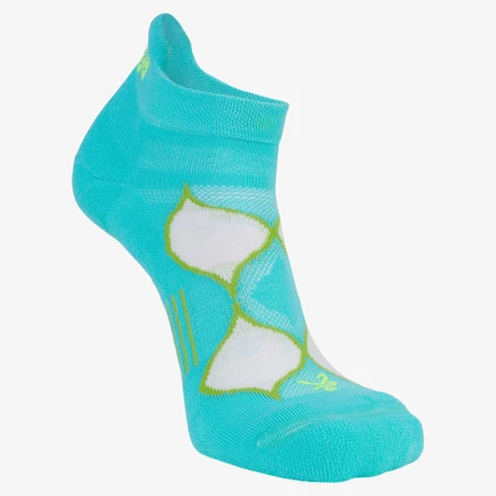 Balega Enduro No-Show Socks in Turquoise/White