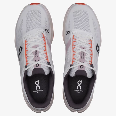On Cloudsurfer Next in White/Flame