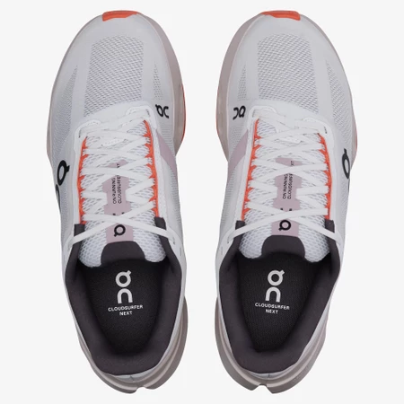 On Cloudsurfer Next in White/Flame