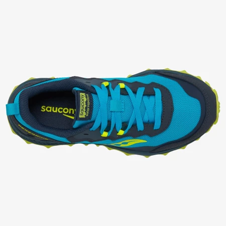 Saucony Peregrine KDZ in Navy/Citron
