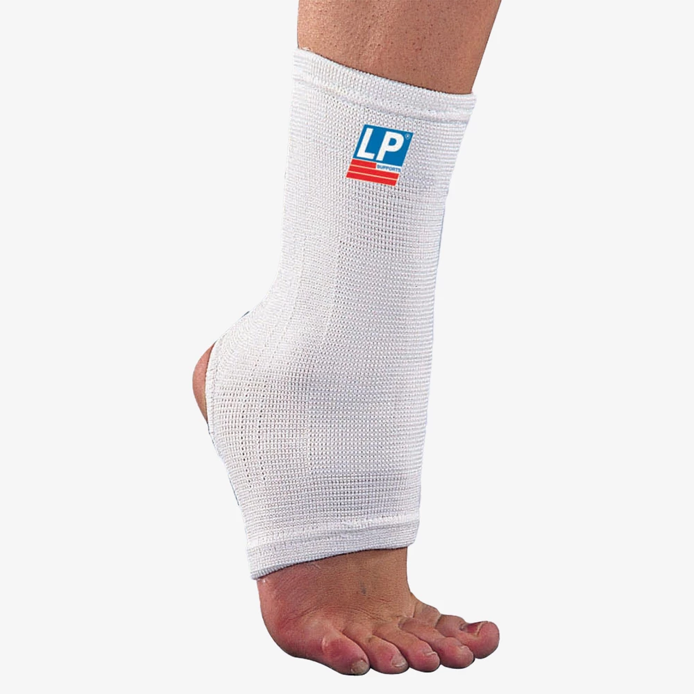 LP Elastic Ankle Support in White