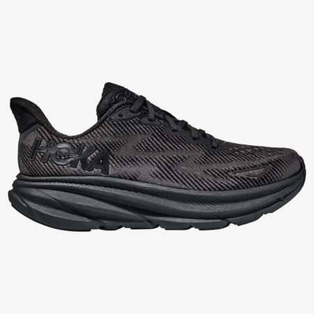 Hoka Clifton 9 in Black/Black