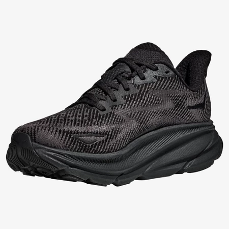 Hoka Clifton 9 in Black/Black