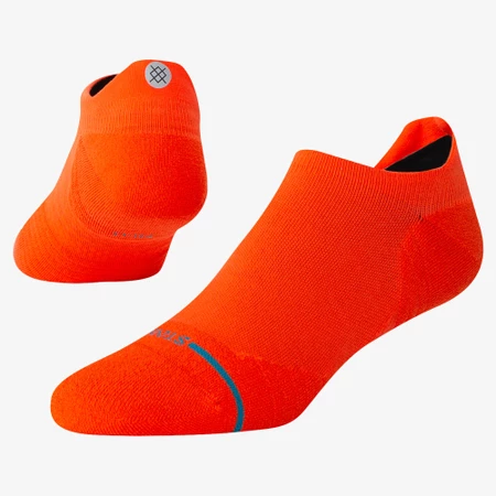 Stance Run Light Tab Socks in Orange