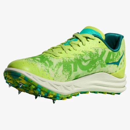 Hoka Crescendo XC in Lettuce/Electric Lime 